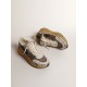 Men’s Running Sole LAB in brown fabric and pony skin Men’s Running Sole LAB in brown fabric and pony skin