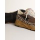 Men’s Running Sole LAB in brown fabric and pony skin Men’s Running Sole LAB in brown fabric and pony skin