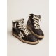 Men's Sky-Star in black nappa with white star Men's Sky-Star in black nappa with white star
