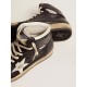 Men's Sky-Star in black nappa with white star Men's Sky-Star in black nappa with white star