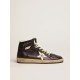 Men's Sky-Star in black nappa with white star Men's Sky-Star in black nappa with white star