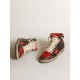 Men's Sky-Star in glossy black leather with red star Men's Sky-Star in glossy black leather with red star