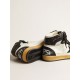 Sky-Star in white nappa leather with black leather star Sky-Star in white nappa leather with black leather star