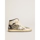 Men’s Sky-Star LAB in zebra nappa with textured silver leather star Men’s Sky-Star LAB in zebra nappa with textured silver leather star