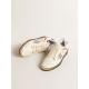 Ball Star in nappa and mesh with silver metallic leather star Ball Star in nappa and mesh with silver metallic leather star