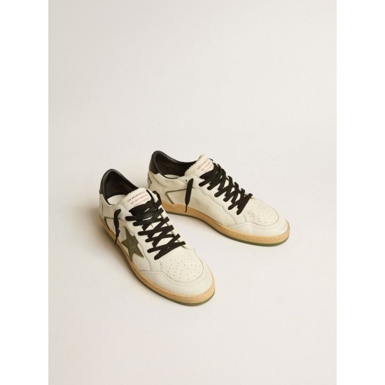 Men's Ball Star LTD in nappa leather with canvas star and black leather heel tab Men's Ball Star LTD in nappa leather with canvas star and black leather heel tab