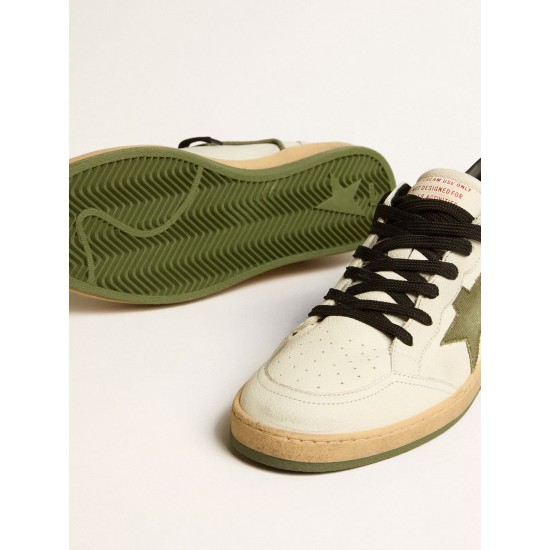 Men's Ball Star LTD in nappa leather with canvas star and black leather heel tab Men's Ball Star LTD in nappa leather with canvas star and black leather heel tab