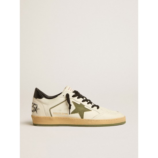 Men's Ball Star LTD in nappa leather with canvas star and black leather heel tab Men's Ball Star LTD in nappa leather with canvas star and black leather heel tab