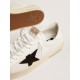 Men's Stardan in white mesh with black suede star Men's Stardan in white mesh with black suede star