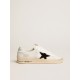 Men's Stardan in white mesh with black suede star Men's Stardan in white mesh with black suede star