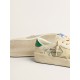 Stardan in nappa leather and ripstop fabric with cream star and green heel tab Stardan in nappa leather and ripstop fabric with cream star and green heel tab