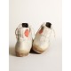Francy sneakers in ivory canvas with white leather star Francy sneakers in ivory canvas with white leather star