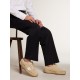 Men’s Space-Star shoes in beige shearling with white leather star and metallic leather heel tab Men’s Space-Star shoes in beige shearling with white leather star and metallic leather heel tab