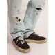 Men's Space-Star shoes in quilted black nylon with shearling lining Men's Space-Star shoes in quilted black nylon with shearling lining