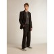 Men's Stardan in distressed mesh and petrol-colored upper Men's Stardan in distressed mesh and petrol-colored upper