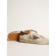 Stardan in nubuck and mesh with brown lizard-print leather star Stardan in nubuck and mesh with brown lizard-print leather star