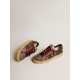 Men's Stardan LAB in mesh with black leather inserts and leopard heel tab Men's Stardan LAB in mesh with black leather inserts and leopard heel tab