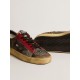 Men's Stardan LAB in mesh with black leather inserts and leopard heel tab Men's Stardan LAB in mesh with black leather inserts and leopard heel tab