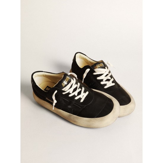 Men’s Space-Star in nylon with black leather star and heel tab Men’s Space-Star in nylon with black leather star and heel tab