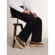 Men's Space-Star in leopard print pony skin with black star and heel Men's Space-Star in leopard print pony skin with black star and heel