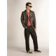 Men’s Mid Star in black nappa and suede with white leather star Men’s Mid Star in black nappa and suede with white leather star