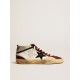 Mid Star in nappa with black suede star and wine-red inserts Mid Star in nappa with black suede star and wine-red inserts