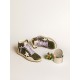Men's Sky-Star Pro in green leather with white star Men's Sky-Star Pro in green leather with white star