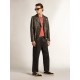 Men’s Super-Star in black leather and suede with silver studs Men’s Super-Star in black leather and suede with silver studs