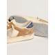Stardan in beige nylon and mesh with tobacco suede inserts Stardan in beige nylon and mesh with tobacco suede inserts