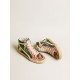Men’s Slide LAB in camo canvas with yellow leather star and flash Men’s Slide LAB in camo canvas with yellow leather star and flash