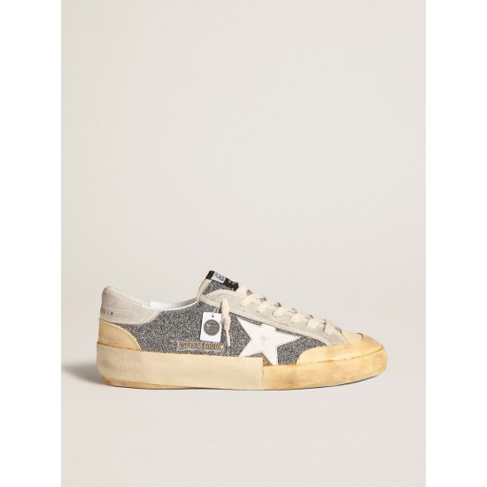 Men’s Super-Star LAB with white star and Swarovski glitter upper Men’s Super-Star LAB with white star and Swarovski glitter upper