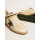 Ball Star in nylon and nappa with green suede star and heel tab Ball Star in nylon and nappa with green suede star and heel tab