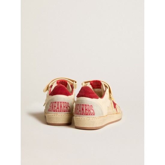 Men’s Ball Star LAB in nappa and PVC with red suede star and heel tab Men’s Ball Star LAB in nappa and PVC with red suede star and heel tab