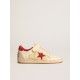 Men’s Ball Star LAB in nappa and PVC with red suede star and heel tab Men’s Ball Star LAB in nappa and PVC with red suede star and heel tab