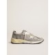 Men’s Dad-Star in suede and mesh with white leather star and heel tab Men’s Dad-Star in suede and mesh with white leather star and heel tab