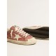 Super-Star in red leather with cream nubuck star and heel tab Super-Star in red leather with cream nubuck star and heel tab