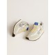 Men’s Marathon with white nylon upper and silver star Men’s Marathon with white nylon upper and silver star