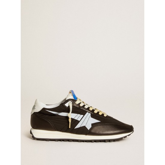 Men’s Marathon with black nylon upper and white star Men’s Marathon with black nylon upper and white star