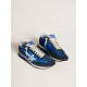 Men’s Marathon with blue nylon upper and white star Men’s Marathon with blue nylon upper and white star
