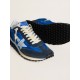Men’s Marathon with blue nylon upper and white star Men’s Marathon with blue nylon upper and white star