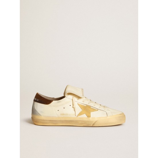 Men's Super-Star LTD in nappa with suede star and brown heel tab Men's Super-Star LTD in nappa with suede star and brown heel tab