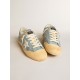 Super-Star in light blue mesh and nylon with white leather star Super-Star in light blue mesh and nylon with white leather star