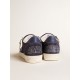 Ball Star LTD in blue suede and nylon with white star and blue heel tab Ball Star LTD in blue suede and nylon with white star and blue heel tab