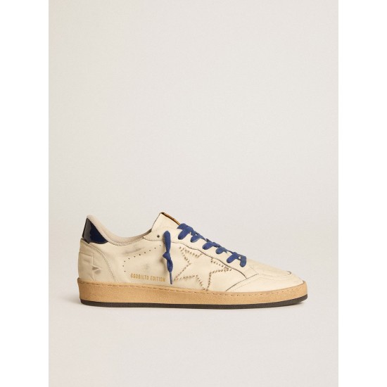 Ball Star LTD with embroidered star and blue patent leather heel tab Ball Star LTD with embroidered star and blue patent leather heel tab