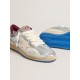Men’s Ball Star Pro in silver metallic leather with cream-colored star Men’s Ball Star Pro in silver metallic leather with cream-colored star