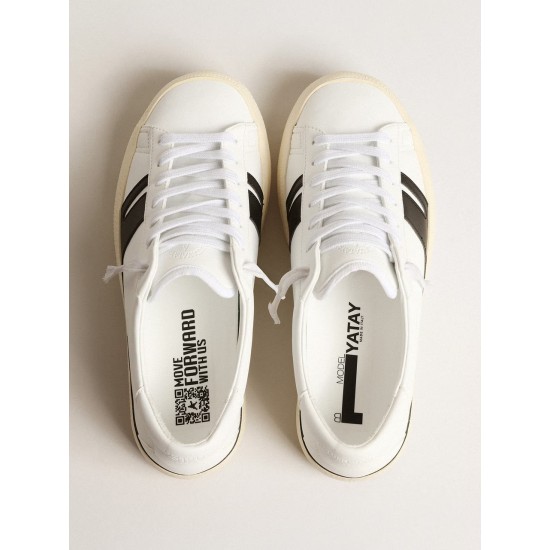 Yatay Model 1B sustainable sneakers with white bio-based upper and black Y Yatay Model 1B sustainable sneakers with white bio-based upper and black Y