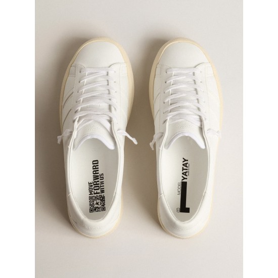 Yatay Model 1B sustainable sneakers with white bio-based upper and white Y Yatay Model 1B sustainable sneakers with white bio-based upper and white Y