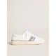 Yatay Model 1B sustainable sneakers with white bio-based upper and silver recycled glitter Y Yatay Model 1B sustainable sneakers with white bio-based upper and silver recycled glitter Y