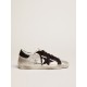 Women's Super-Star in silver leather with contrasting inserts Women's Super-Star in silver leather with contrasting inserts
