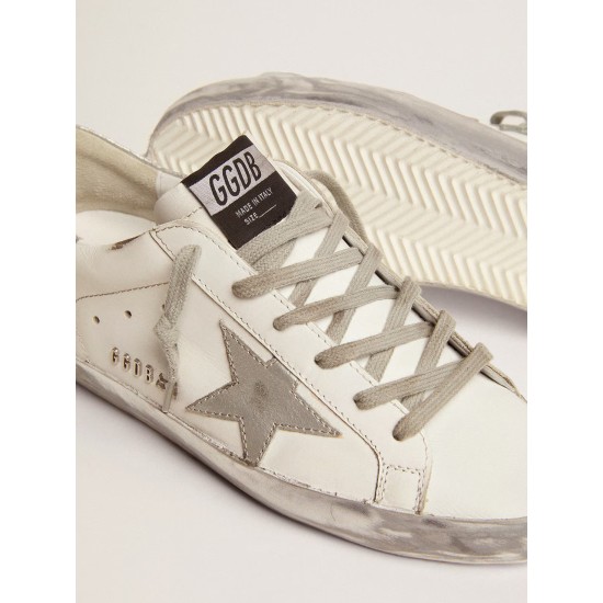 Women's Super-Star with silver sparkle foxing and metal stud lettering Women's Super-Star with silver sparkle foxing and metal stud lettering